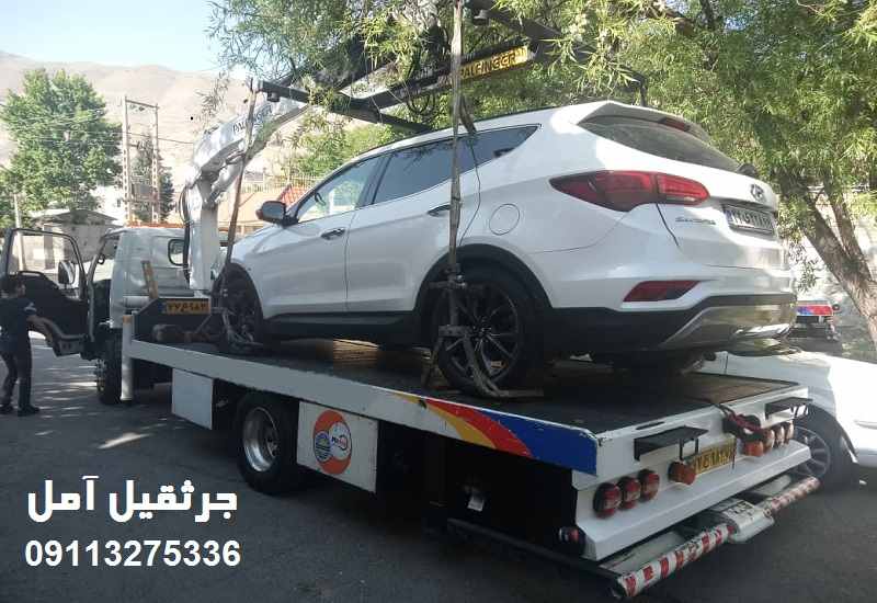 جرثقیل حمل خودرو آمل